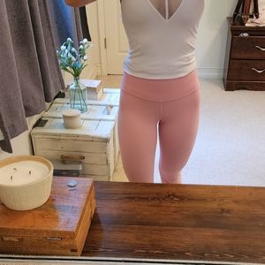 Like New Alo Pink Workout/Yoga Leggings
